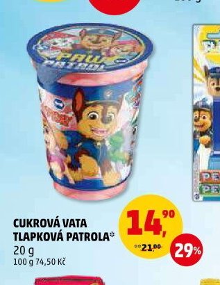 CUKROVÁ VATA TLAPKOVÁ PATROLA