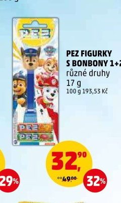 PEZ FIGURKY S BONBONY 1+2