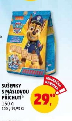 SUŠENKY S MÁSLOVOU PŘÍCHUTÍ