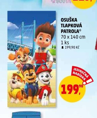 Osuška Tlapková patrola