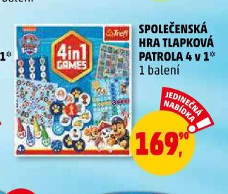 Společenská hra Tlapková patrola 4 v 1