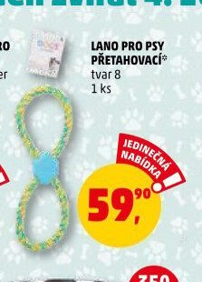 LANO PRO PSY PŘETAHOVACÍ tvar 8