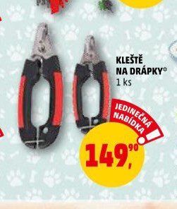 KLEŠTĚ NA DRÁPKY