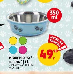 MISKA PRO PSY nerezová