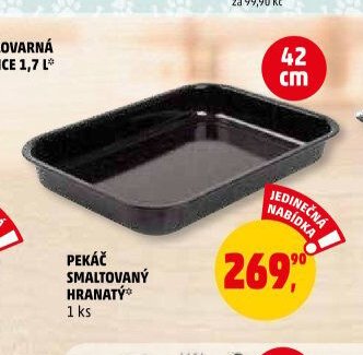 PEKÁČ SMALTOVANÝ HRANATÝ
