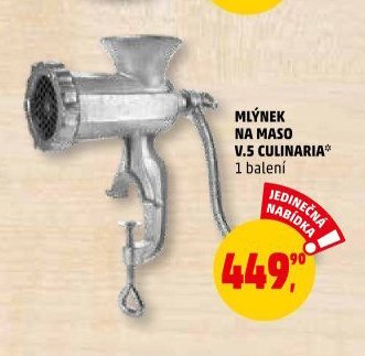 MLÝNEK NA MASO V.5 CULINARIA