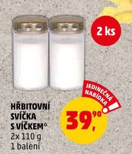 HŘBITOVNÍ SVÍČKA S VÍČKEM*