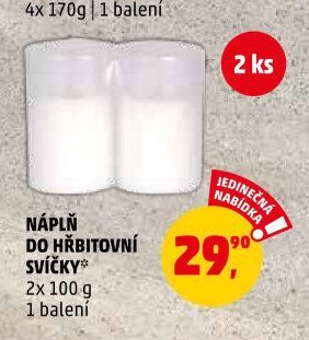 NÁPLŇ DO HŘBITOVNÍ SVÍČKY*