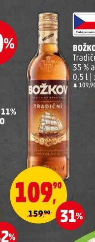 BOŽKOV Tradiční 35 % alk., 0,5 l