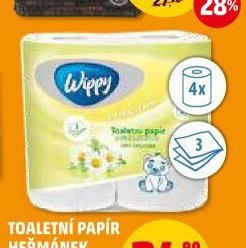 Toaletní papír Heřmánek Wippy