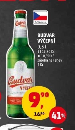 Budvar výčepní 0,5 l