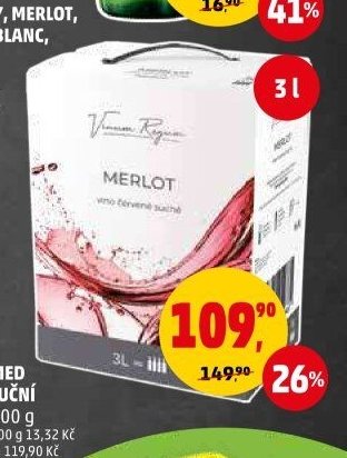 Chardonnay, Merlot, Sauvignon Blanc, Cabernet Sauvignon, Merlot rosé 3 l