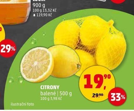 Citrony balené 500 g