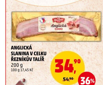 Anglická slanina Řezníkův talíř