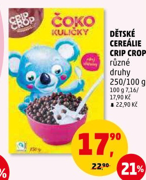 Cereálie Crip Crop