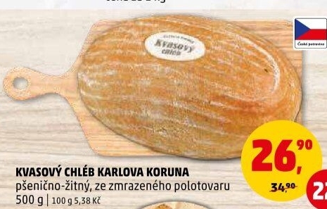 Chléb kvasový Karlova Koruna