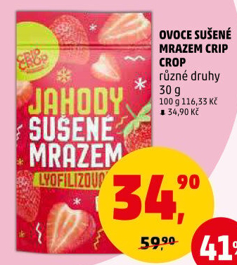 Mrazem sušené ovoce Crip Crop