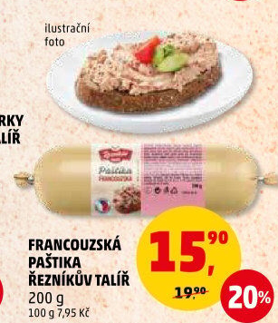 Paštika francouzská Řezníkův talíř