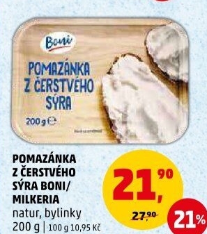 Pomazánka z čerstvého sýra Boni