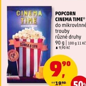 Popcorn do mikrovlnky Cinema Time