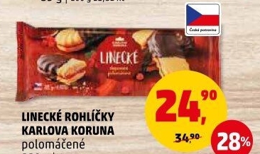 Rohlíčky linecké Karlova Koruna