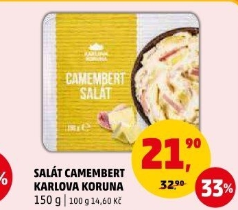 Salát camembert Karlova Koruna