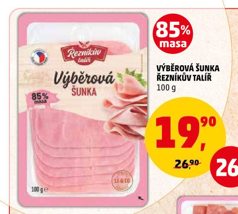 Šunka výběrová Řezníkův talíř