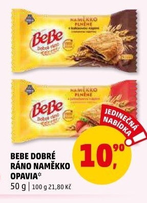 Sušenky BeBe Dobré ráno NaMěkko Opavia