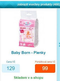 Baby Born - Plenky