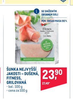 ŠUNKA NEJVYŠŠÍ JAKOSTI – DUŠENÁ, FITNESS, GRILOVANÁ