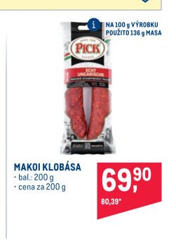 MAKOI KLOBÁSA