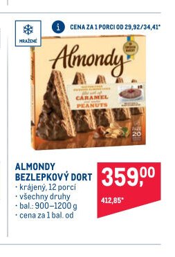 ALMONDY BEZLEPKOVÝ DORT