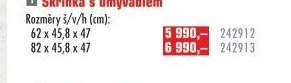 Skříňka s umyvadlem VENDY 82 cm - UNI HOBBY akcniletaky.com