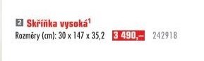 Skříňka vysoká - UNI HOBBY akcniletaky.com