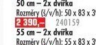 Skříňka s umyvadlem Trance 50 cm - UNI HOBBY akcniletaky.com