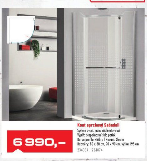 Kout sprchový Sabadell - UNI HOBBY akcniletaky.com