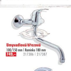 Umyvadlová/dřezová baterie Sázava 100/150 mm - UNI HOBBY akcniletaky.com