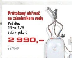 Průtokový ohřívač se zásobníkem vody Pod dřez - UNI HOBBY akcniletaky.com
