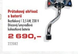Průtokový ohřívač s baterií - UNI HOBBY akcniletaky.com