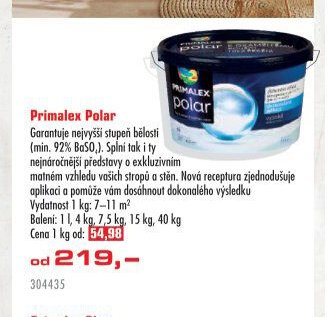 Primalex Polar - UNI HOBBY akcniletaky.com