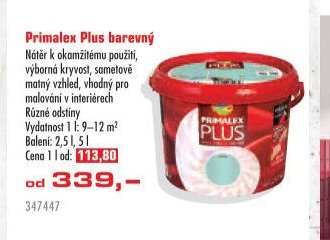 Primalex Plus barevný - UNI HOBBY akcniletaky.com