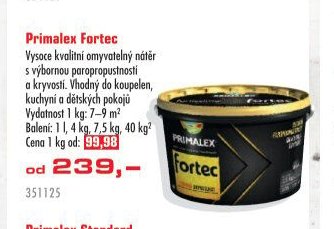 Primalex Fortec - UNI HOBBY akcniletaky.com