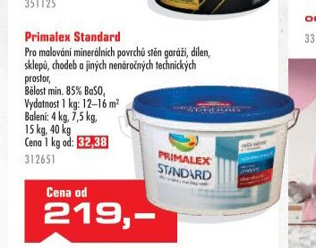 Primalex Standard - UNI HOBBY akcniletaky.com