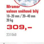 Mramor valoun sněhově bílý