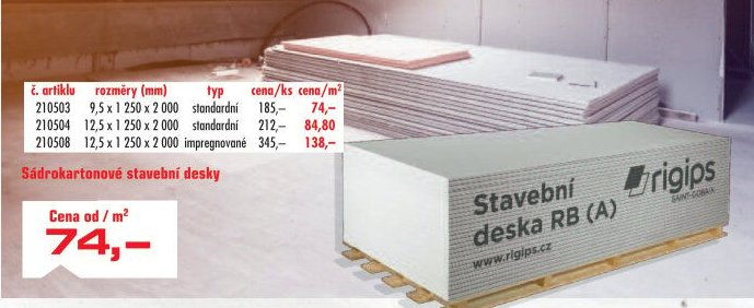Sádrokartonové stavební desky - UNI HOBBY akcniletaky.com