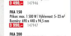 Topení nástěnné FKA 150 - UNI HOBBY akcniletaky.com