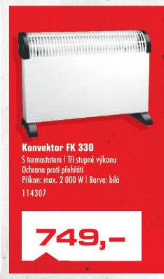 Konvektor FK 330 - UNI HOBBY akcniletaky.com