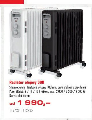 Radiátor olejový SOH - UNI HOBBY akcniletaky.com