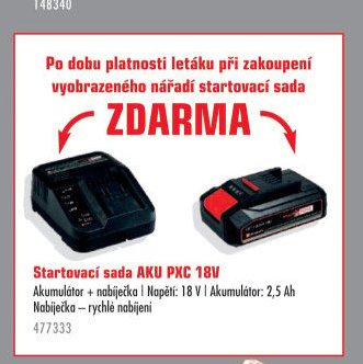 Startovací sada AKU PXC 18V - UNI HOBBY akcniletaky.com