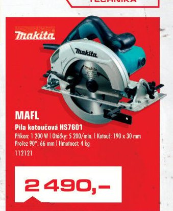 Makita Pila kotoučová HS7601 - UNI HOBBY akcniletaky.com